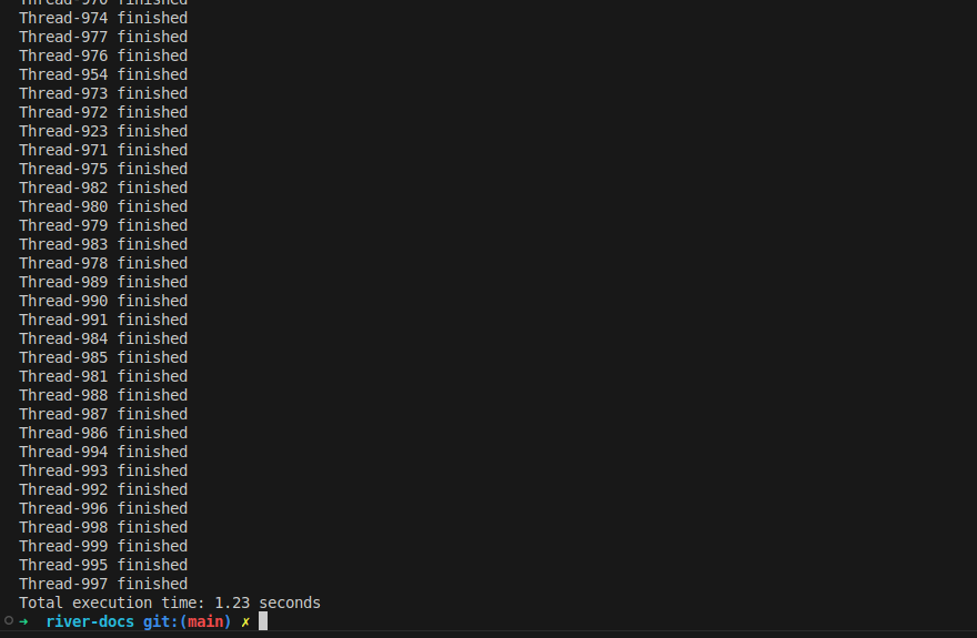 1000 threads