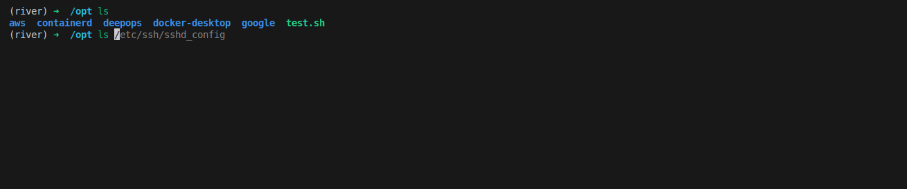 zsh